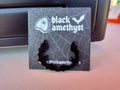 Big Bat Resin earrings