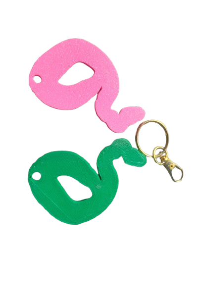 Ball Python Keychain
