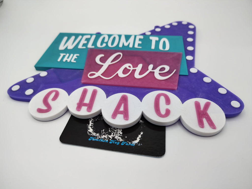 The Love Shack Sign