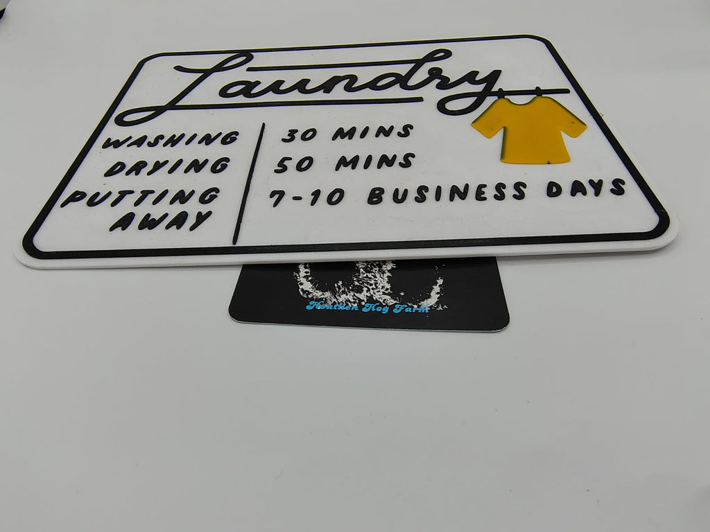 Laundry Sign