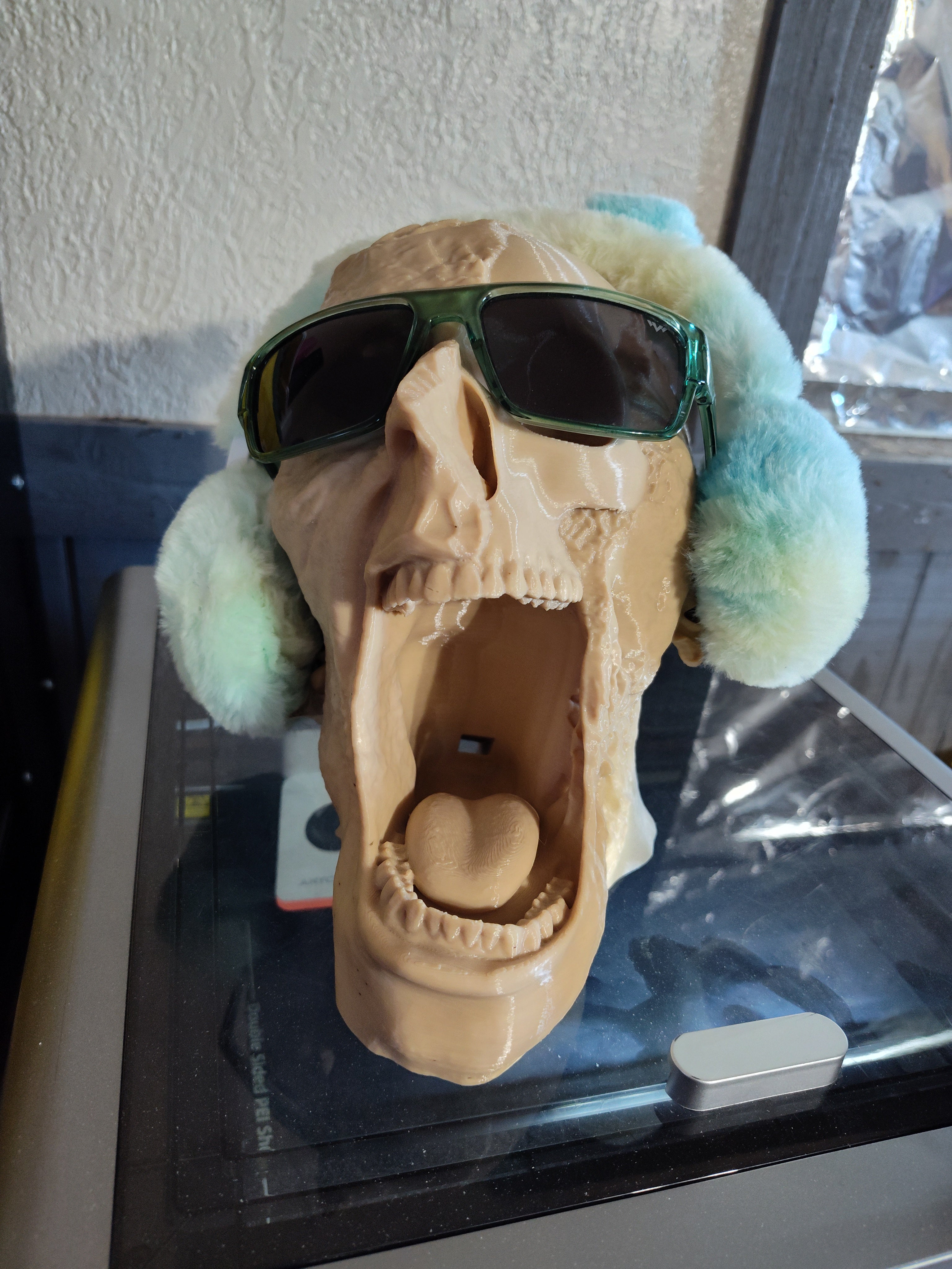 Zombie Gamer Skull